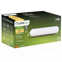 10x Wkład do Opraw LED MR16 Modul INSERT Mléčný 7W = 60W 120° 670lm 3000K Ciepły Stmívatelné LUMILED