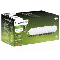 10x Wkład do Opraw LED MR16 Modul INSERT Mléčný 7W = 60W 120° 670lm 4000K Neutrální bílá Stmívatelné LUMILED