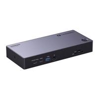 13v1 Ugreen Revodok Max 313 Thunderbolt 4 na 2x USB 3.0, USB 3.2, USB-C 3.2, HDMI 2.1, DisplayPort 1.4, SD/microSD, RJ45, AUX 3.5mm, PD 140W 065625