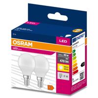 2PAK LED žárovka LED E14 P45 4,9W = 40W 470lm 2700K Teplá bílá 200° OSRAM VALUE OSRVALU7307
