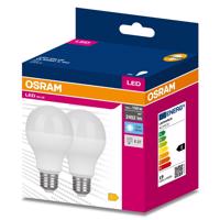 2PAK LED žárovka LED E27 A60 19W = 150W 2452lm 4000K Neutrální bílá 200° OSRAM VALUE OSRVALU7443