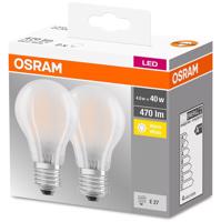 2PAK LED žárovka LED E27 A60 4W = 40W 470lm 2700K Teplá bílá 300° OSRAM OSRLEDW3540