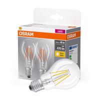 2x LED žárovka LED E27 A60 4W = 40W 470lm 2700K Teplá bílá 300° OSRAM Filament OSRLEDW3046