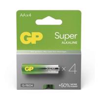 Alkalická baterie GP Super AA (LR6), 4 ks B01214
