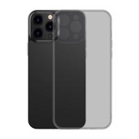 Baseus Frosted Glass Case pro iPhone 13 PRO (černý) + tvrzené sklo 060290