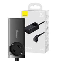 Baseus GaN3 Pro síťová nabíječka / napájecí lišta 2x USB + 2xUSB-C + AC, 65W 038289 038289