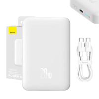 Baseus Magnetic Mini 10000mAh 20W MagSafe powerbank (bílá) 038864 038864