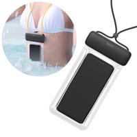 Baseus univerzální vodotěsné pouzdro na telefon (max. 7,2'') pro bazén nad vodou IPX8 černé (ACFSD-DG1) 6953156220799