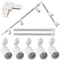 Berge 2x kolejnice 1m + 5x LED svítidlo GU10 2XMC0412-5XMC0410-MC0418