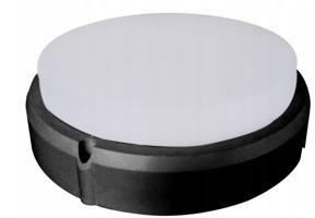 Berge Hermetické LED garážové svítidlo IP54 -15W - 4000k - Neutrální bílá barva - černá VO1851