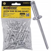 Berge Hliníkové trhací nýty 4mmx12mm sada 50 kusů
