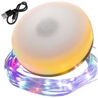 Berge Kempingová lampa nabíjecí LED girlanda na roli 10m RGB IPX4 BGR-10M-RGB