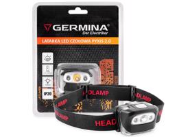 Berge LED čelovka 150lm, stmívatelná, napájena AAA bateriemi
