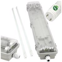 Berge LED hermetické svítidlo 60 cm + 2x LED trubice - studená bílá EC79691-2XMZ0121