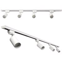 Berge LED kolejnice 2m + 4x svítidlo GU10 - bílá MC0414_4XMC0410