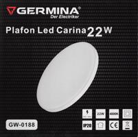 Berge LED přisazené stropní svítidlo 22W kulaté - neutrální bílá GW-0188