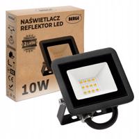 Berge LED reflektor 10W IP65 PREMIUM - studená bílá BN1002