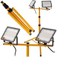 Berge LED reflektor 2x50W + 140cm stativ - neutrální bílá 2XON002-MA0239
