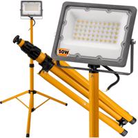 Berge LED reflektor 50W + 140cm stativ - neutrální bílá ON002-MA0239