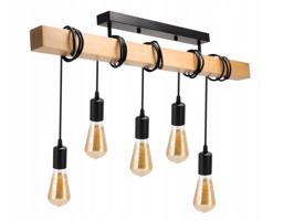 Berge LED závěsné stropní svítidlo 5x E27 Loft LDB-5XE27