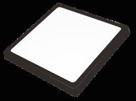 Berge Přisazený LED panel 12W černý - neutrální bílá EC20283
