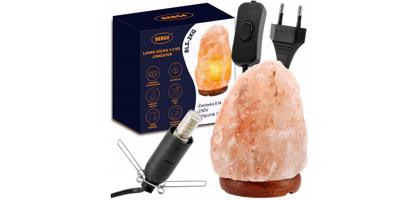 Berge Solná lampa 1-2kg - Ionizátor / noční lampa