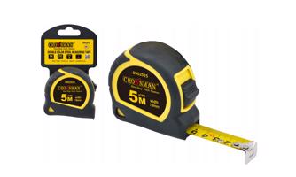 Berge Svinovací metr / svinovací metr se zámkem, pravítko 5M 19mm