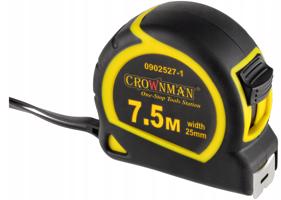 Berge Svinovací metr / svinovací metr se zámkem, pravítko 7,5M 25mm