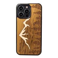 Dřevěné pouzdro pro iPhone 15 Pro Max Bewood Mountains Imbuia 5907511789767