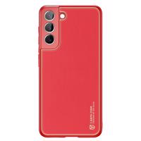 Dux Ducis Yolo elegantní obal z eko kůže Samsung Galaxy S22+ (S22 Plus) červený 6934913040201