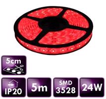 Eco Light LED pásek - SMD 2835 - 5m - 60LED/m - 4,8W/m - IP20 - červený EC79346
