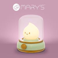 Eco Light MARY'S LED NOČNÍ LAMPIČKA PLAMEN ZELENÁ