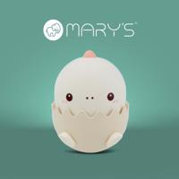 Eco Light MARY'S LED NOČNÍ SVĚTLO BABY DINO RŮŽOVÁ