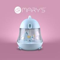 Eco Light MARY'S MUSIC BOX VEDL NOČNÍ SVĚTLO RGB MODRÁ