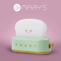 Eco Light MARY VEDL TOASTER NOČNÍ SVĚTLO ZELENÁ