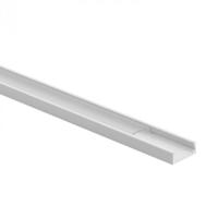 Eco Light Přisazený profil N01 bílý + transparentní difuzor 1m + 2x krytky EC20901