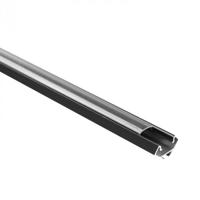 Eco Light Profil R01 rohový černý + černý difuzor 1m + 2x krytky EC20921