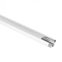 Eco Light Profil R01 rohový eloxovaný + mléčný  difuzor 1m + 2x krytky EC20633