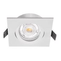 EKO-LIGHT Podhledové bodové svítidlo halogenové vestavné čtverec Podbitka stropní IP20 Bílá výklopné