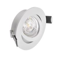 EKO-LIGHT Podhledové bodové svítidlo halogenové vestavné kulaté Podbitka stropní IP20 Bílá výklopné