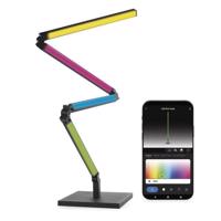 Emos GoSmart LED stojací svítidlo, černá, 175 cm, teplá bílá / RGBIC WiFi ZCW34BR