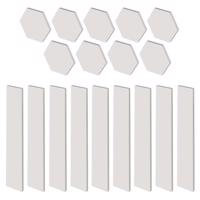 Emos GoSmart LED svítidlo Lines bílé, 9 dílů, 34 W, RGBIC stmívatelné, WiFi ZIW249R