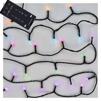 Emos GoSmart LED vánoční řetěz, 12 m, venkovní i vnitřní, RGB, programy, časovač, WiFi D4ZR02 D4ZR02