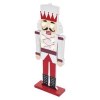 Emos LED dřevěný louskáček, 29 cm, 1× CR2032, vnitřní, teplá bílá DCWW38