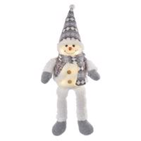 Emos LED vánoční sněhulák sedící, 31 cm, 3x AA, vnitřní, teplá bílá DCFW02