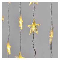 Emos LED vánoční závěs – hvězdy, 120x90 cm, venkovní i vnitřní, teplá bílá, časovač DCGW01