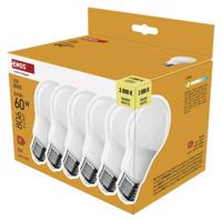 Emos LED žárovka Basic A60 / E27 / 8,8 W (60 W) / 806 lm / teplá bílá ZL5F47.6