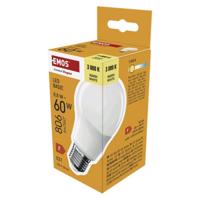 Emos LED žárovka Basic A60 / E27 / 8,8 W (60 W) / 806 lm / teplá bílá ZL5F47