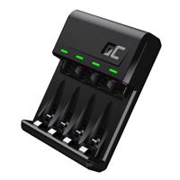 Green Cell GC VitalCharger Ni-MH AA a AAA baterie nabíječka s Micro USB a USB-C port GRADGC01 GRADGC01