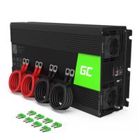 Green Cell měnič napětí do auta INV12 12V/220V, 3000W/6000W